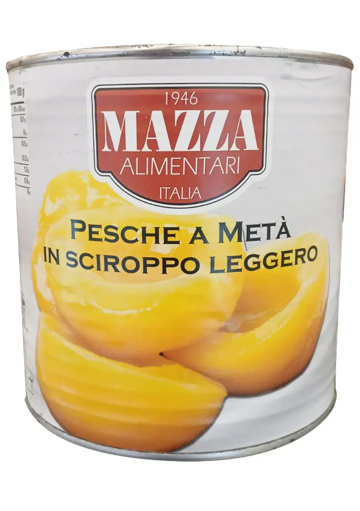 DEMI-PÊCHES AU SIROP 3/1 6X3KG MG