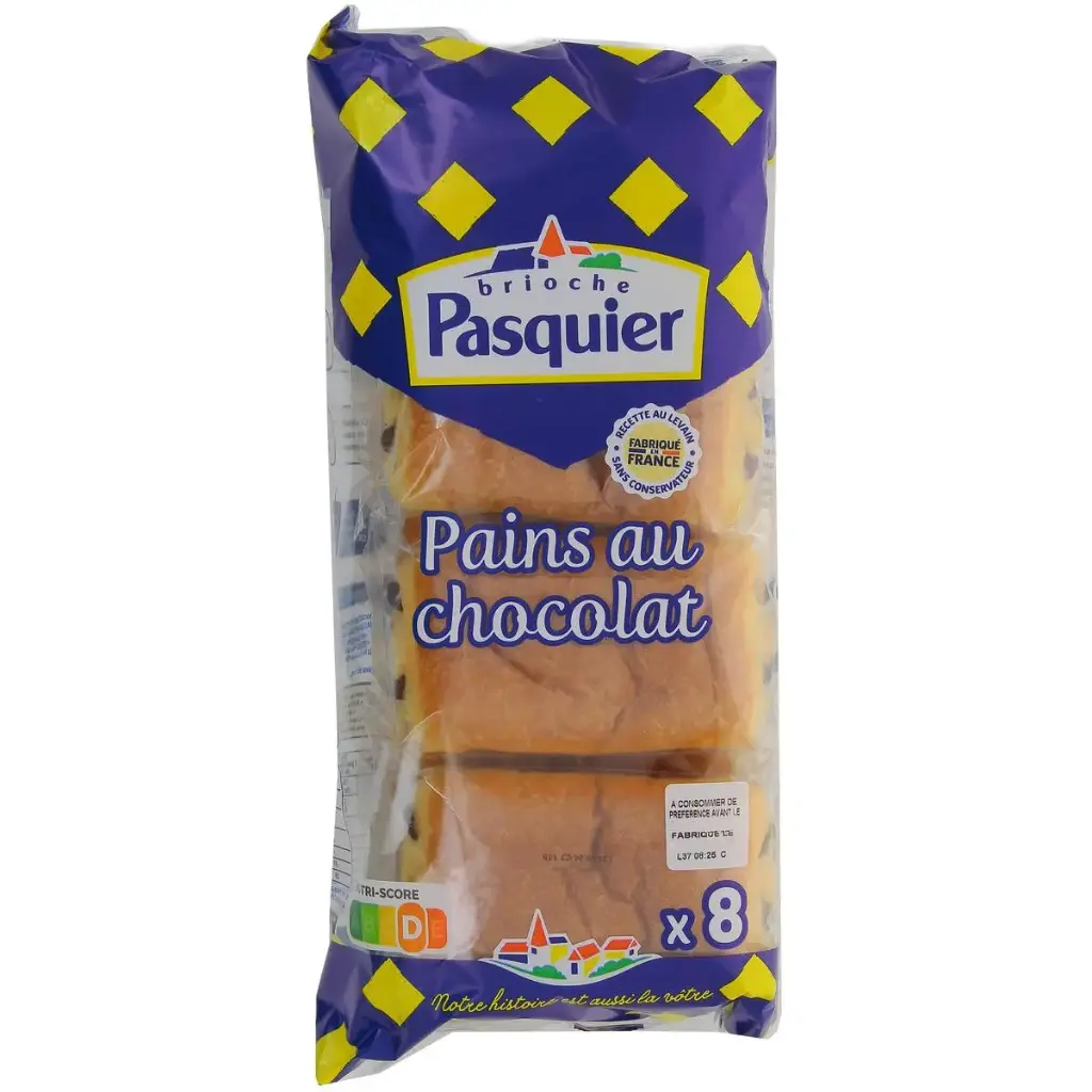 PAIN AU CHOCOLAT PASQUIER 12*6 MG