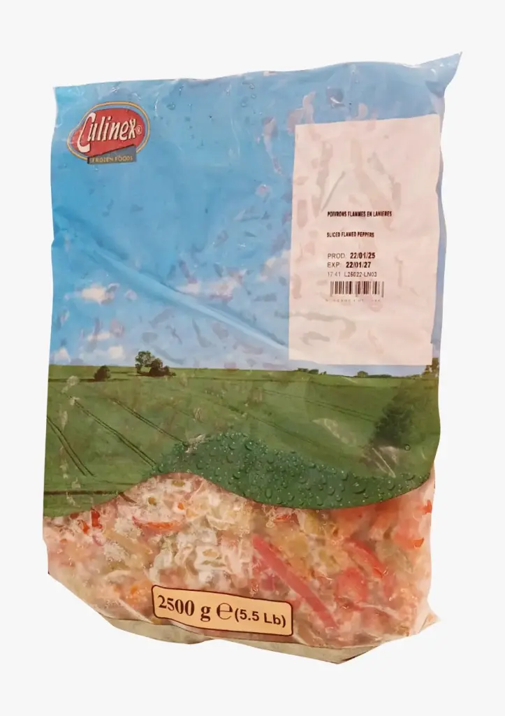 LAMELLE POIVRONS SURG. 10KG 4*2.5KG MG