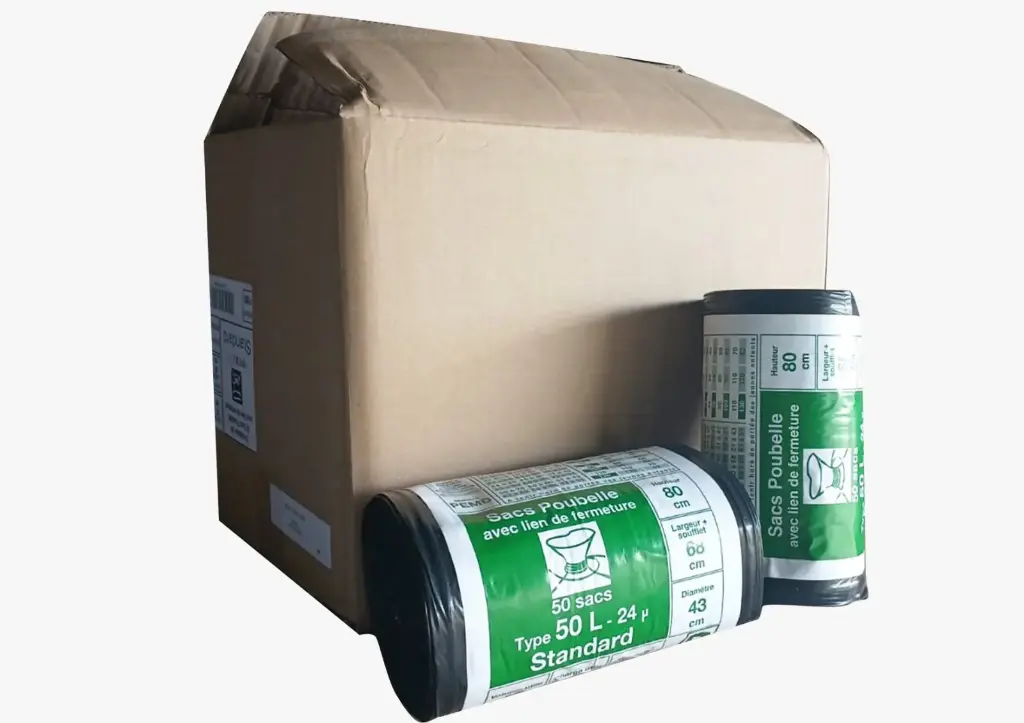 SAC POUBELLE STD 50L 68X80  MG