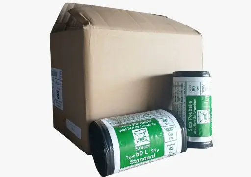 [MG-DZO-GRO-1051-00] SAC POUBELLE STD 50L 68X80  MG