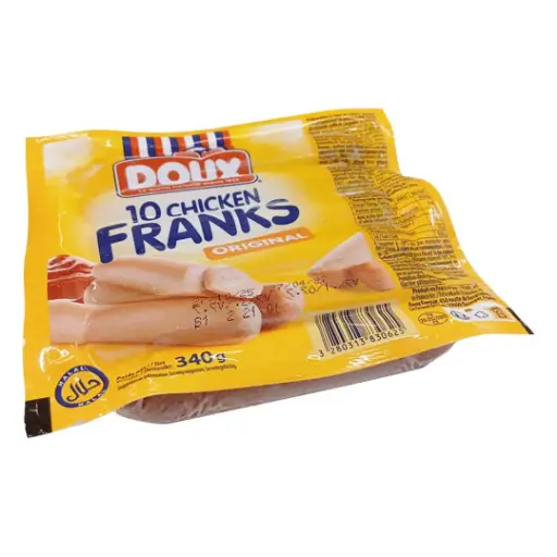 [MG-DZO-GRO-1687-04] SAUCISSES POULET DOUX 340GR*24U MG